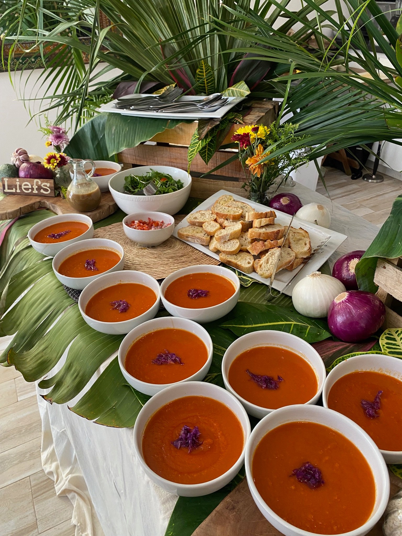 Liefs Tulum conscious catering for retreats and private events in Tulum Mexico