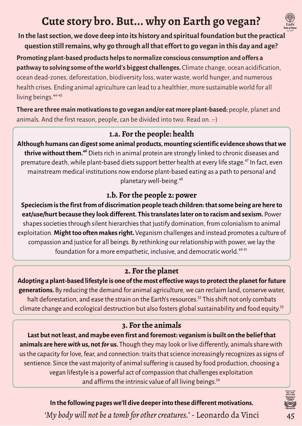 Page 45 — Why go vegan?