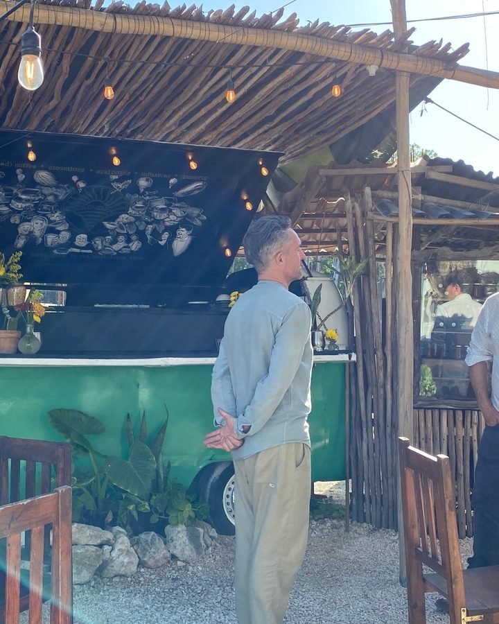 Smoothies on the Liefs terrace bar in Tulum
